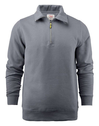 Printer Essentials Printer Mens Rounders RXS 1/2 Zip - Steel Grey