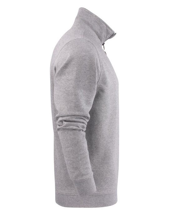Printer Essentials Printer Mens Rounders RXS 1/2 Zip - Grey Melange