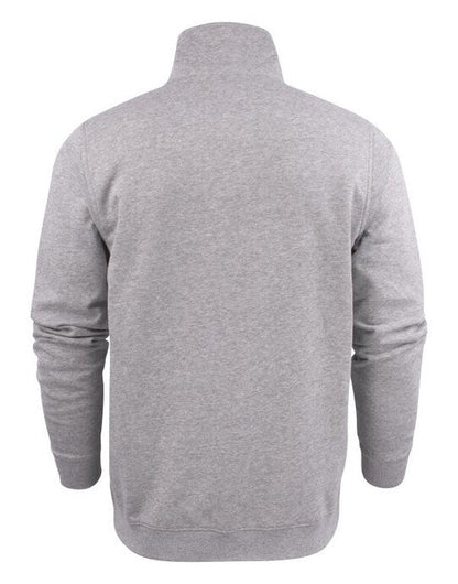 Printer Essentials Printer Mens Rounders RXS 1/2 Zip - Grey Melange