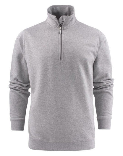 Printer Essentials Printer Mens Rounders RXS 1/2 Zip - Grey Melange
