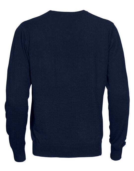 Printer Essentials Printer Forehand Knitted V Neck Sweater - Navy