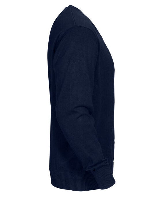 Printer Essentials Printer Forehand Knitted V Neck Sweater - Navy