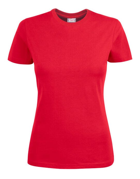 Printer Essentials Printer Ladies Heavy T-Shirt - Red