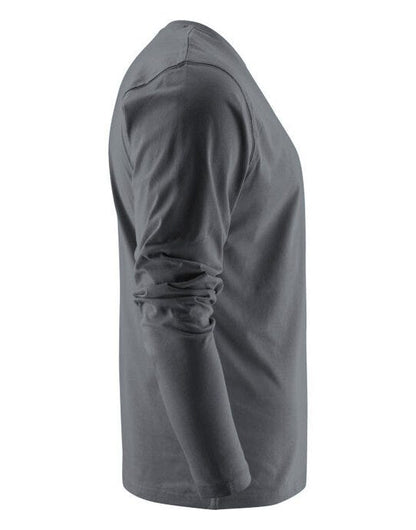Printer Essentials Printer Heavy Long Sleeve T-Shirt - Steel Grey