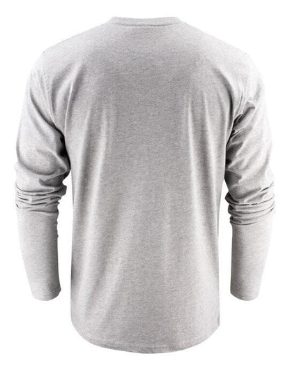 Printer Essentials Printer Heavy Long Sleeve T-Shirt - Grey Melange