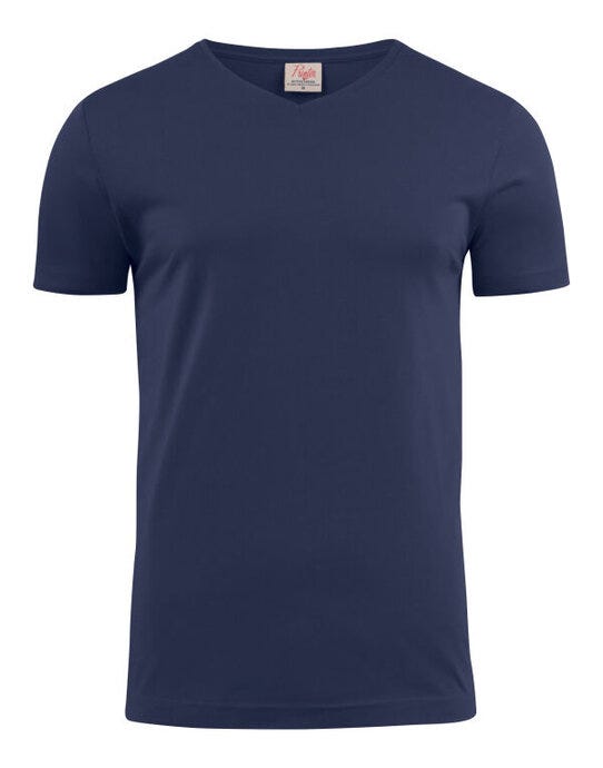 Printer Essentials Printer Mens Heavy V T-Shirt - Navy