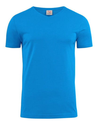 Printer Essentials Printer Mens Heavy V T-Shirt - Ocean Blue