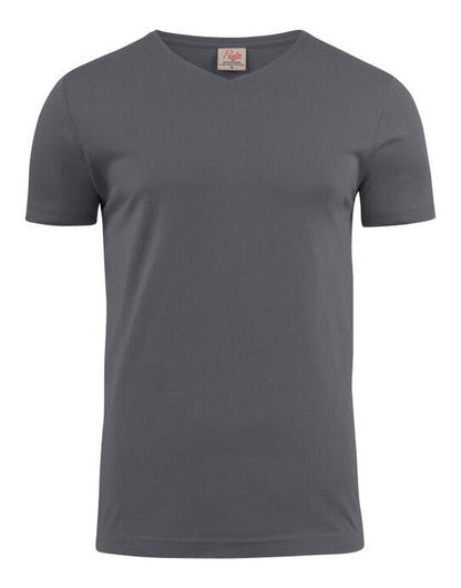 Printer Essentials Printer Mens Heavy V T-Shirt - Steel Grey