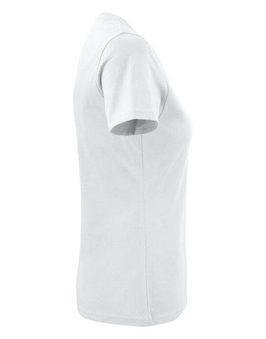 Printer Essentials Printer Ladies Heavy V T-Shirt - White