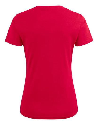 Printer Essentials Printer Ladies Heavy V T-Shirt - Red