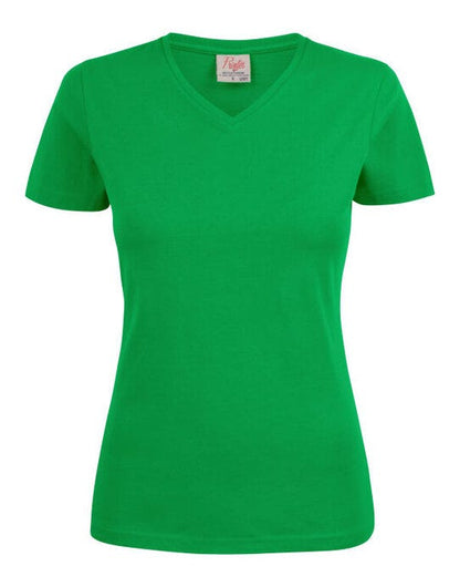 Printer Essentials Printer Ladies Heavy V T-Shirt - Fresh Green