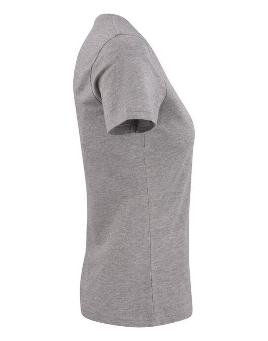 Printer Essentials Printer Ladies Heavy V T-Shirt - Grey Melange