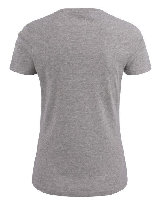 Printer Essentials Printer Ladies Heavy V T-Shirt - Grey Melange