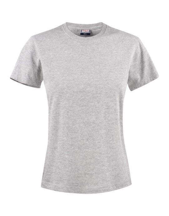 Printer Essentials Printer Ladies Light T-Shirt - Grey Melange