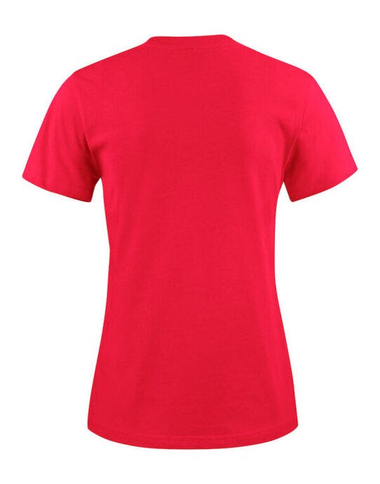 Printer Essentials Ladies Heavier Pro T - Red
