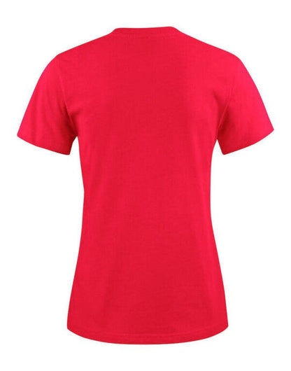 Printer Essentials Ladies Heavier Pro T - Red