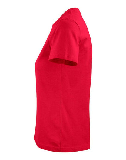 Printer Essentials Ladies Heavier Pro T - Red