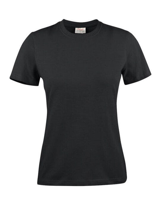 Printer Essentials Ladies Heavier Pro T - Black