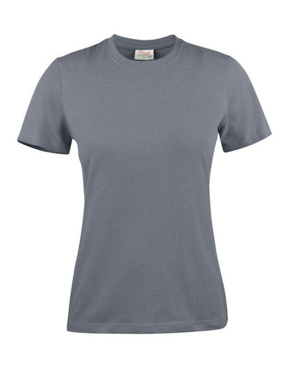 Printer Essentials Ladies Heavier Pro T - Steel Grey