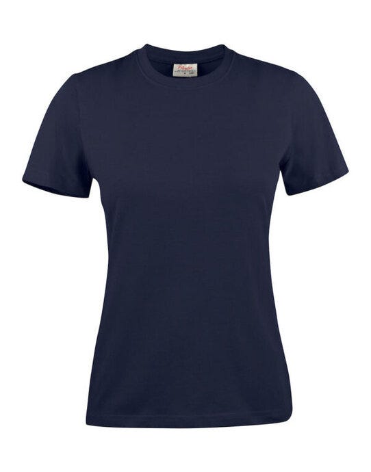 Printer Essentials Ladies Heavier Pro T - Dark Navy
