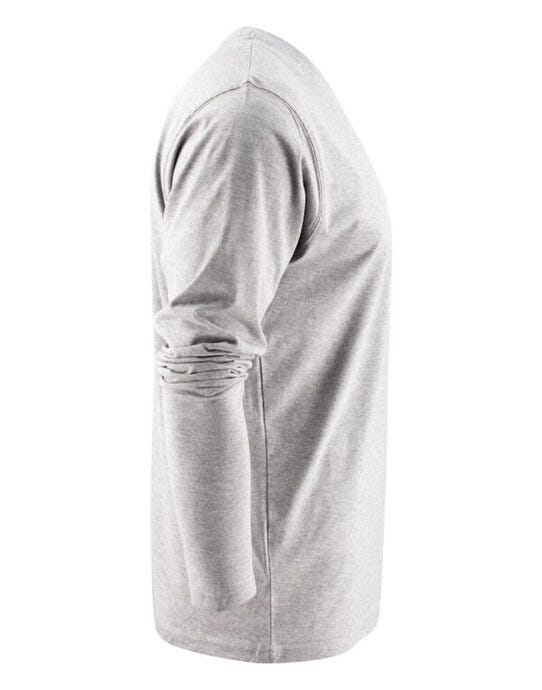 Printer Essentials Unisex Heavier Pro LS - Grey Melange