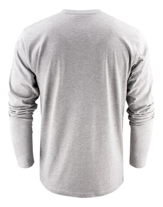 Printer Essentials Unisex Heavier Pro LS - Grey Melange