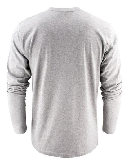 Printer Essentials Unisex Heavier Pro LS - Grey Melange