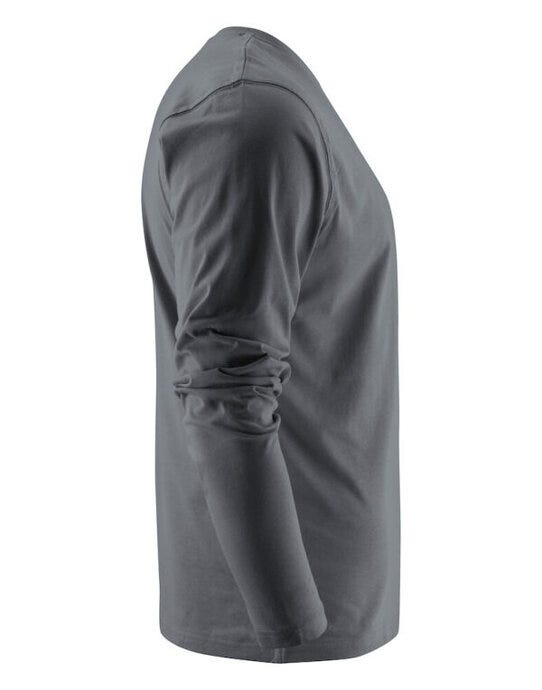 Printer Essentials Unisex Heavier Pro LS - Steel Grey