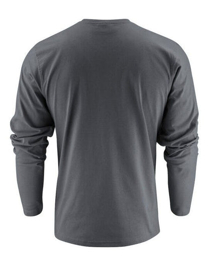Printer Essentials Unisex Heavier Pro LS - Steel Grey