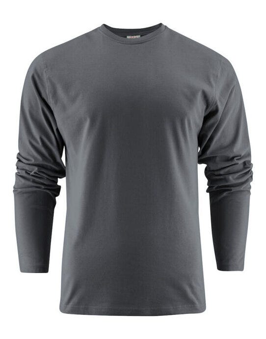 Printer Essentials Unisex Heavier Pro LS - Steel Grey