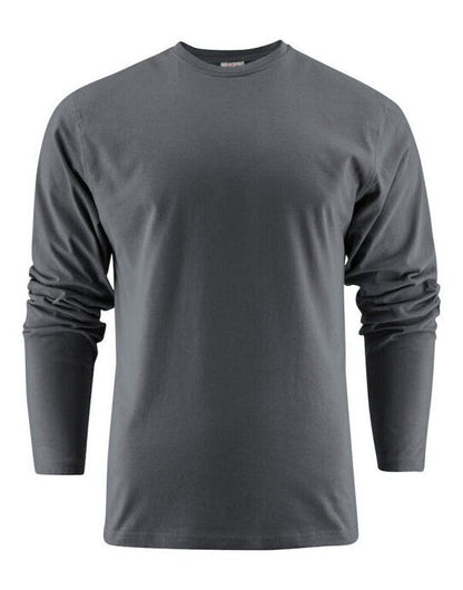 Printer Essentials Unisex Heavier Pro LS - Steel Grey