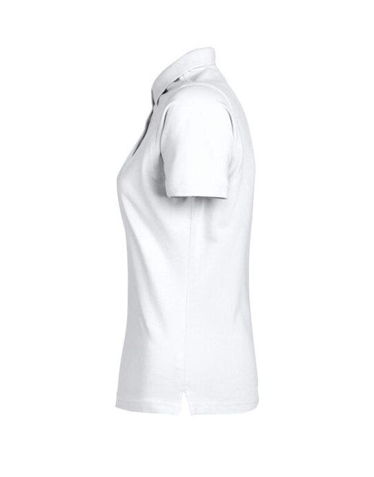 Printer Essentials Printer Ladies Pique Surf Polo - White