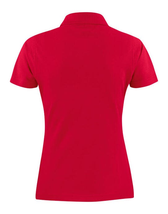 Printer Essentials Printer Ladies Pique Surf Polo - Red