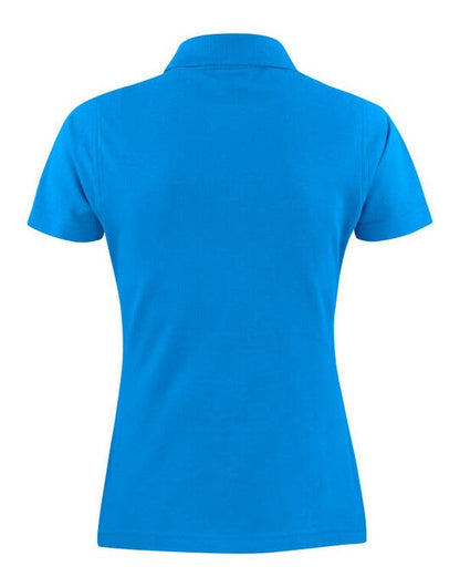 Printer Essentials Printer Ladies Pique Surf Polo - Ocean Blue