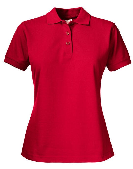 Printer Essentials Printer Ladies Surf Pro Polo - Red