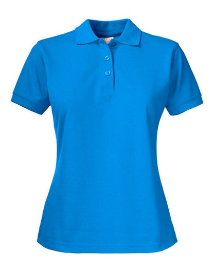 Printer Essentials Printer Ladies Surf Pro Polo - Ocean Blue
