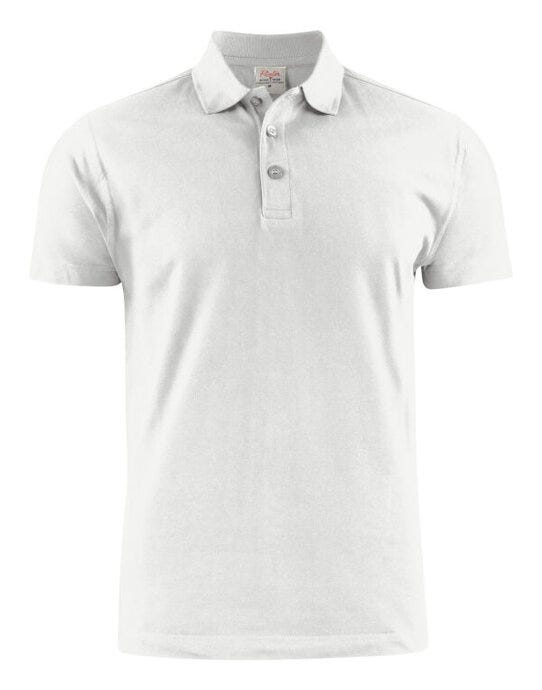 Printer Essentials Printer Mens Surf RSX Pique Polo - White