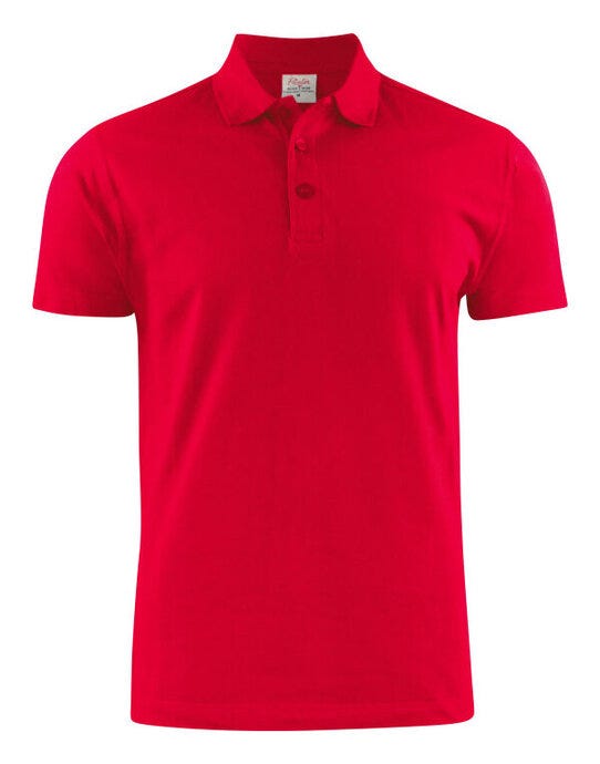 Printer Essentials Printer Mens Surf RSX Pique Polo - Red