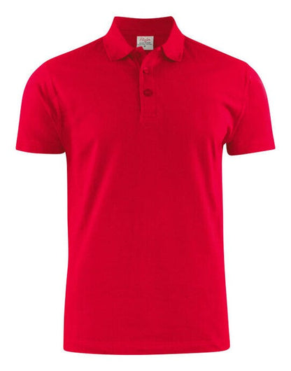 Printer Essentials Printer Mens Surf RSX Pique Polo - Red
