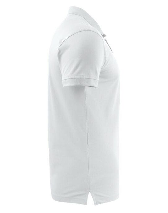 Printer Essentials Printer Mens Surf Stretch Polo - White