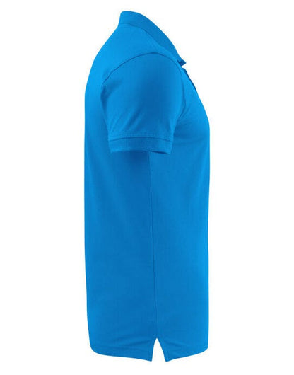 Printer Essentials Printer Mens Surf Stretch Polo - Ocean Blue