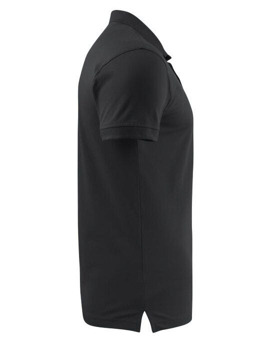 Printer Essentials Printer Mens Surf Stretch Polo - Black