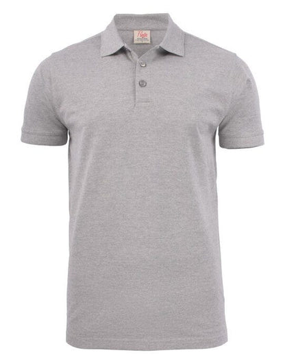 Printer Essentials Printer Mens Surf Stretch Polo - Grey Melange