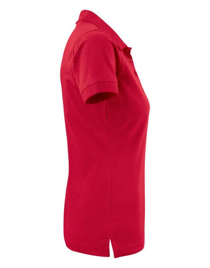 Printer Essentials Printer Ladies Surf Stretch Polo - Red
