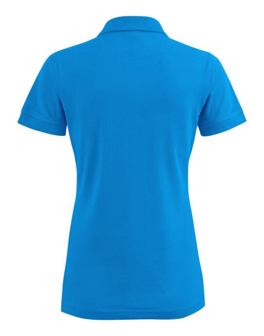 Printer Essentials Printer Ladies Surf Stretch Polo - Ocean Blue