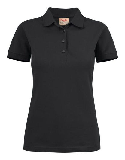 Printer Essentials Printer Ladies Surf Stretch Polo - Black