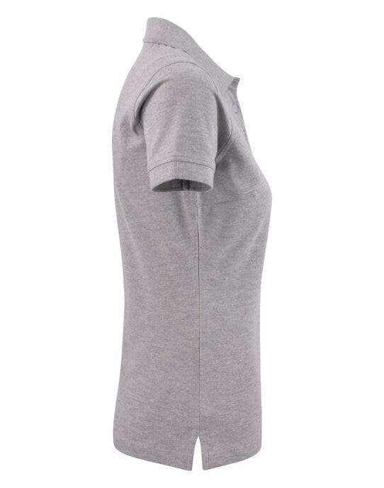 Printer Essentials Printer Ladies Surf Stretch Polo - Grey Melange