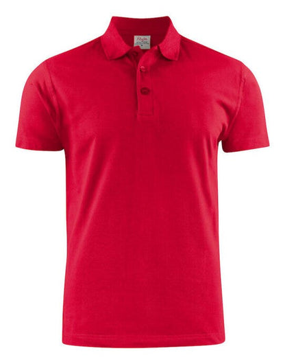 Printer Essentials Printer Mens Surf Light RSX Polo - Red