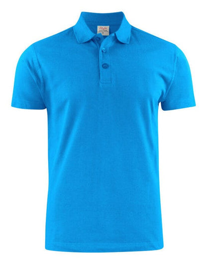 Printer Essentials Printer Mens Surf Light RSX Polo - Ocean Blue