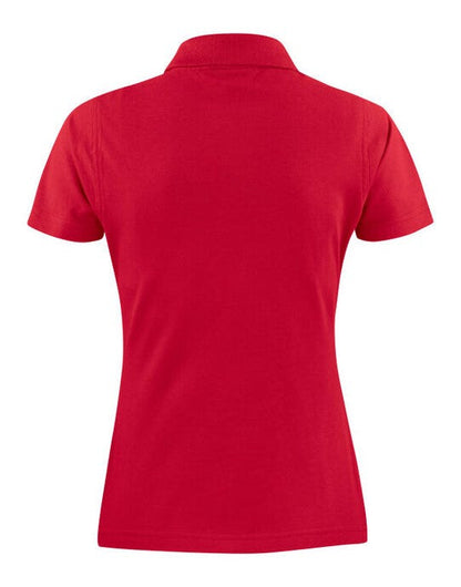 Printer Essentials Printer Ladies Surf Light Polo - Red